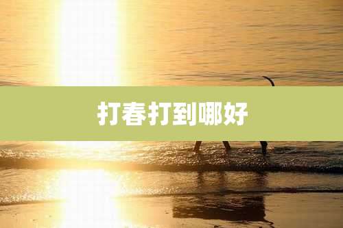 打春打到哪好