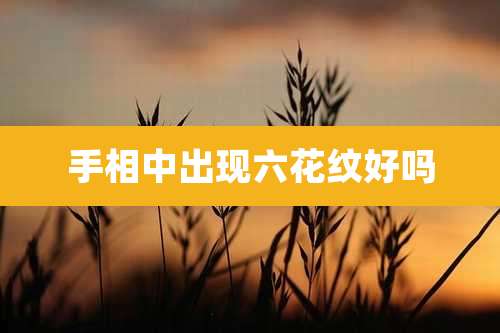 手相中出现六花纹好吗