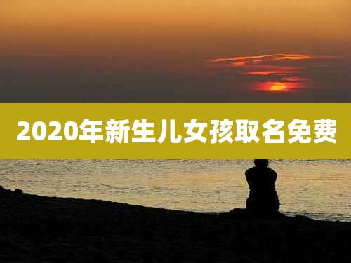 2020年新生儿女孩取名免费