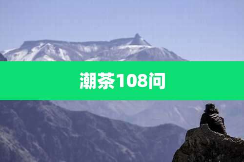 潮茶108问