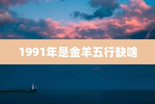 1991年是金羊五行缺啥