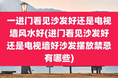 一进门看见沙发好还是电视墙风水好(进门看见沙发好还是电视墙好沙发摆放禁忌有哪些)