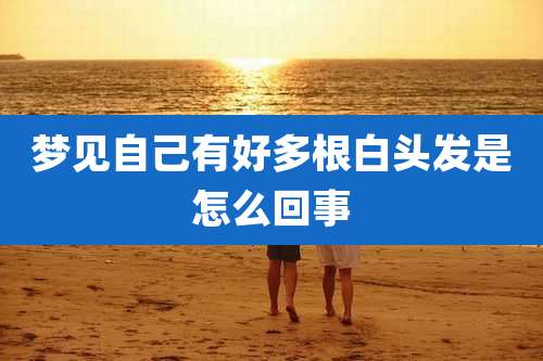 梦见自己有好多根白头发是怎么回事
