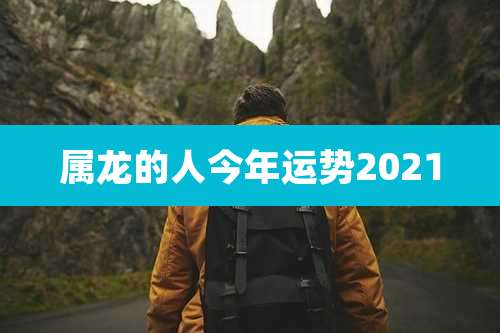 属龙的人今年运势2021