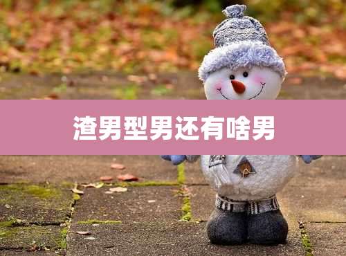 渣男型男还有啥男