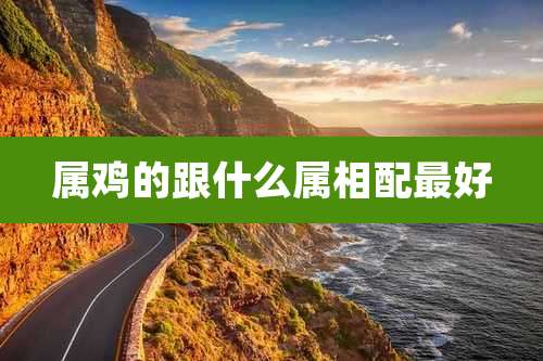 属鸡的跟什么属相配最好