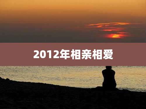 2012年相亲相爱