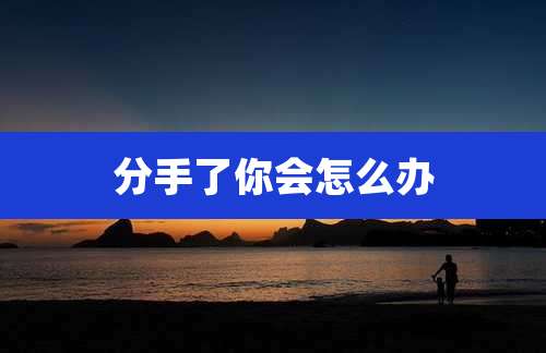分手了你会怎么办
