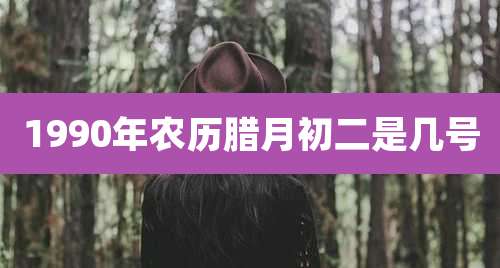 1990年农历腊月初二是几号