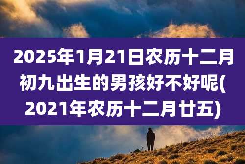 2025年1月21日农历十二月初九出生的男孩好不好呢(2021年农历十二月廿五)