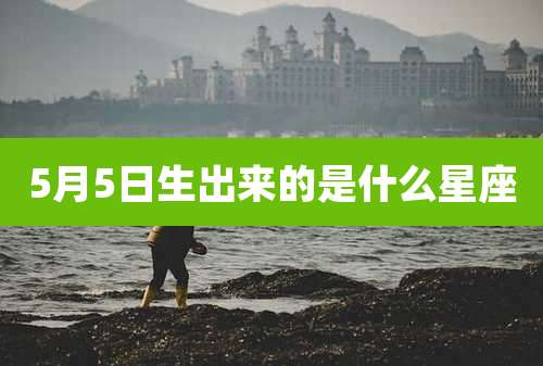 5月5日生出来的是什么星座