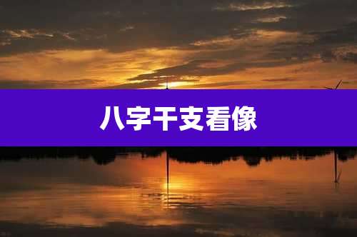 八字干支看像