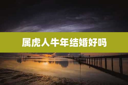 属虎人牛年结婚好吗