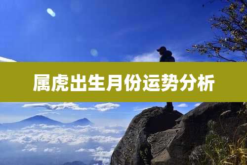 属虎出生月份运势分析