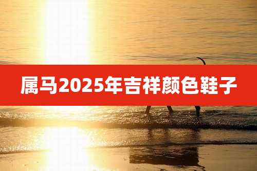 属马2025年吉祥颜色鞋子
