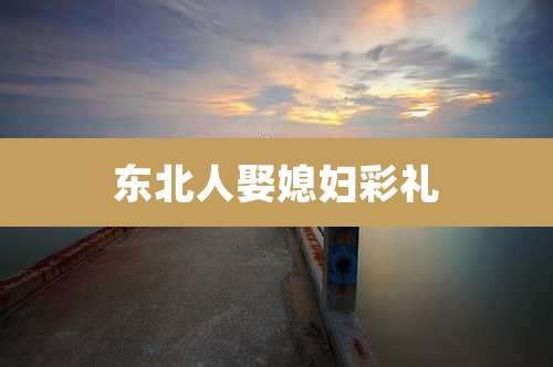 东北人娶媳妇彩礼