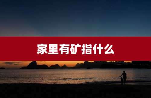 家里有矿指什么