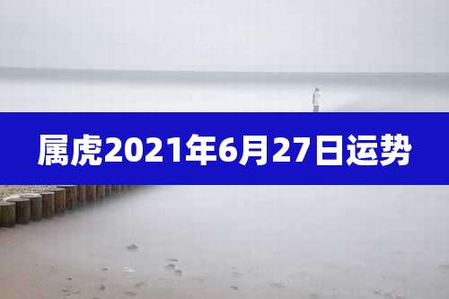 属虎2021年6月27日运势