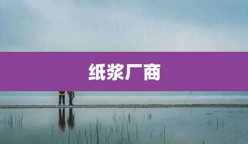 纸浆厂商