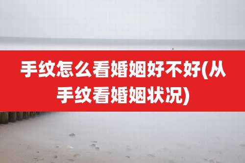 手纹怎么看婚姻好不好(从手纹看婚姻状况)