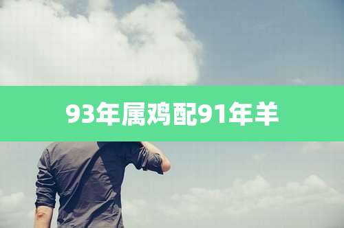 93年属鸡配91年羊