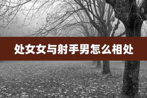 处女女与射手男怎么相处