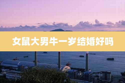 女鼠大男牛一岁结婚好吗