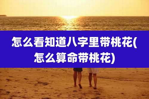 怎么看知道八字里带桃花(怎么算命带桃花)