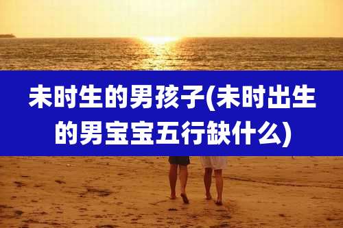 未时生的男孩子(未时出生的男宝宝五行缺什么)