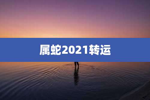 属蛇2021转运
