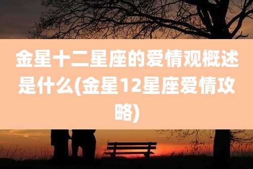 金星十二星座的爱情观概述是什么(金星12星座爱情攻略)