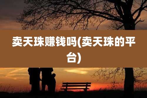 卖天珠赚钱吗(卖天珠的平台)