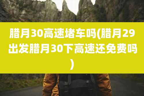 腊月30高速堵车吗(腊月29出发腊月30下高速还免费吗)