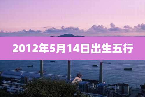 2012年5月14日出生五行