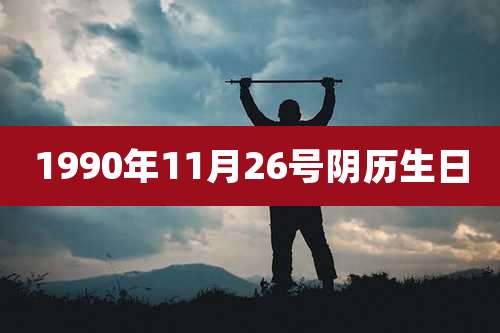 1990年11月26号阴历生日