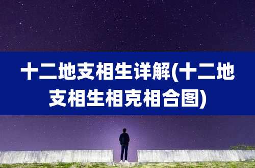 十二地支相生详解(十二地支相生相克相合图)