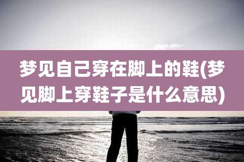 梦见自己穿在脚上的鞋(梦见脚上穿鞋子是什么意思)