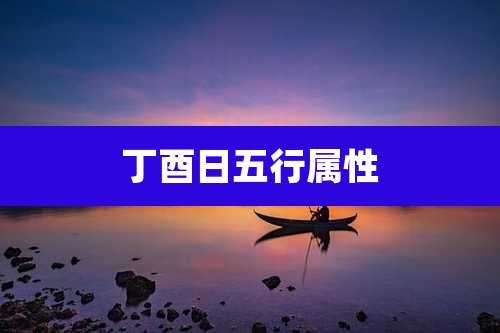 丁酉日五行属性