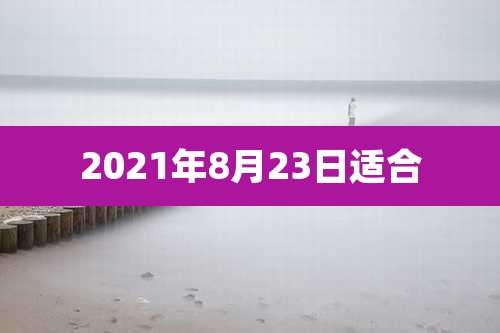 2021年8月23日适合