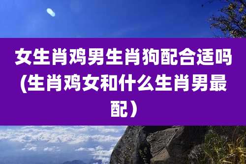 女生肖鸡男生肖狗配合适吗(生肖鸡女和什么生肖男最配）