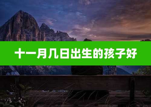 十一月几日出生的孩子好