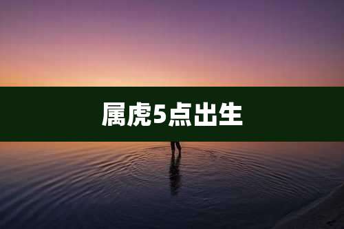 属虎5点出生