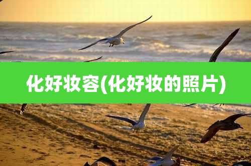 化好妆容(化好妆的照片)