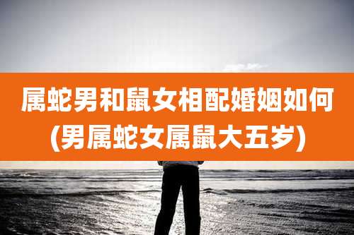 属蛇男和鼠女相配婚姻如何(男属蛇女属鼠大五岁)
