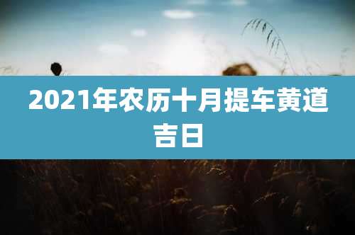 2021年农历十月提车黄道吉日