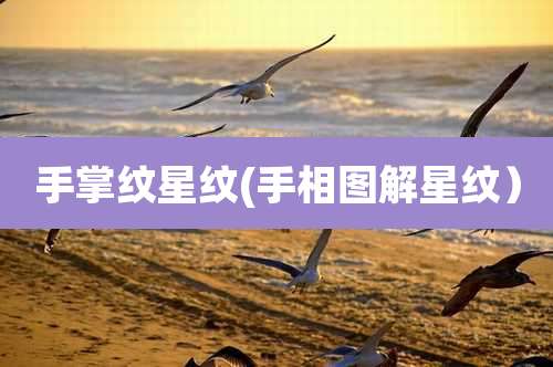 手掌纹星纹(手相图解星纹）
