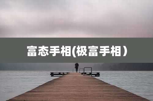 富态手相(极富手相)