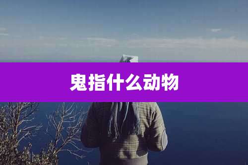 鬼指什么动物