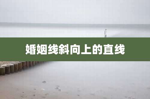 婚姻线斜向上的直线