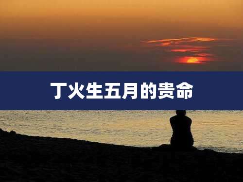 丁火生五月的贵命